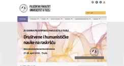 Desktop Screenshot of ff.untz.ba